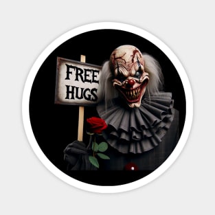 Free Hugs Scary Clown Valentine Halloween Horror Magnet